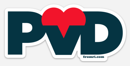 Providence PVD heart sticker