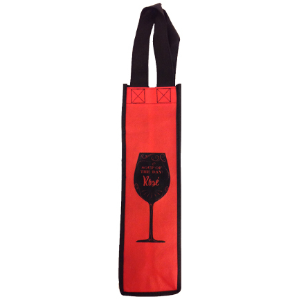 Wine gift bag tote – Soup of the Day: Rosé